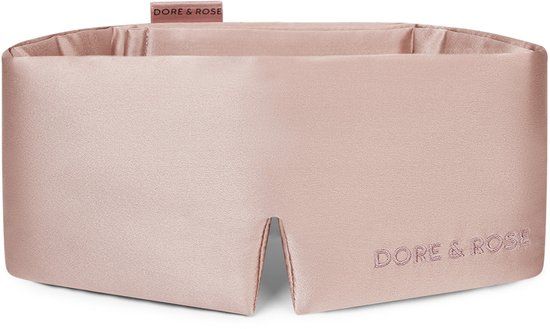 Dore &amp; Rose Dore & Rose - Slaapmasker - Oogmasker - Zijden Slaapmasker Voor Mannen en Vrouwen - Deep Sleep Mask - Eye Mask - Verduisterend - Wallen - Roze - Nº 33 Rêve Éveillé