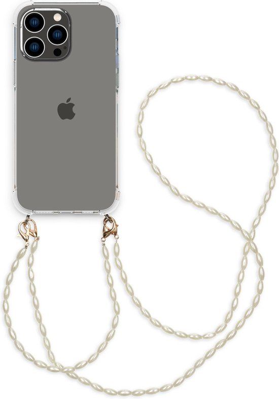 iMoshion Hoesje iPhone 14 Pro Max - Backcover met koord - Transparant