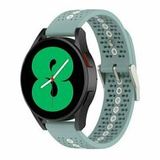 By Qubix Qubix Dot Pattern bandje - Groenblauw - Geschikt voor Xiaomi Redmi Watch 5 Active / Redmi Watch 5 Lite