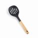 Lacor - 68283 – Nordic schuimlepel, keukengerei, nylonkop, BPA-vrij, anti-aanbaklaag, ergonomische greep van beukenhout, lengte 34,3 cm