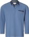 Babista Heren Poloshirt Met Lange Mouwen - Blauw - Grote Maten