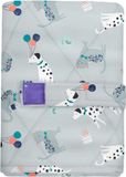 Bol Tapis à langer pliable avec thème de fête d'animaux - Imperméable et doux - Tapis à langer pour bébé en déplacement - Tapis de voyage avec poches de rangement - Design Jungle