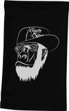 Rusty Stitches Necktube Monkey 68814 Katoen Mannen Zwart-Print