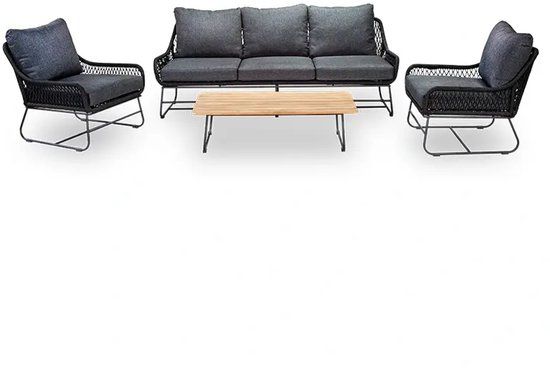Your Own Living Zita Loungeset - Antraciet