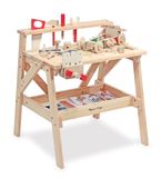 MELISSA & DOUG Houten Werkbank - Rollenspelspeelgoed - multi
