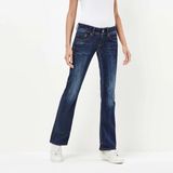 G-Star Midge Bootcut Wmn Dames Jeans W26 x L28 Katoen Blend Denim Low Waist Rinse Wash