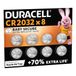 DURACELL 2032 Lithium-knoopcelbatterijen, 8 Stuks, 3V, CR2032
