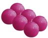 Bolsius Glanzende bolkaarsen - 6 Stuks - Fuchsia roze - 7cm - 16 Branduren