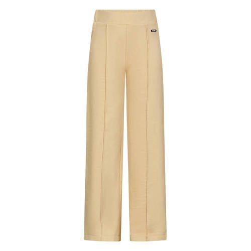 Retour Jeans wide leg casual broek beige
