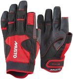 Musto Performance zeilhandschoenen 2.0 gesloten vinger rood, maat L