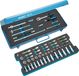 HAZET Jeu de douilles 888ZN | carré creux de 3/8 pouce (10 mm) | profil de traction à six pans extérieurs, profil de traction à douze pans extérieurs | 58 pièces | 1x5,5-1,6x10