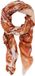 Desigual Sjaal Corduroy Rectangle Foulard Terracota Veelkleurig