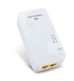 Metronic 495468 CPL-stopcontact wifi 600 MB/s met 2 Fast Ethernet-poorten 100 MB/s - wit
