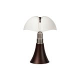 Martinelli Luce Pipistrello Lampe de table Brun Opale Méthacrylate Designer Gae Aulenti