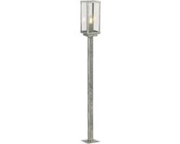Searchlight Antiek zilveren terraslamp Box II 90cm