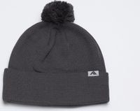 Pacific Headwear 641K Pom-Pom Cuff Beanie - Graphite - OSFM