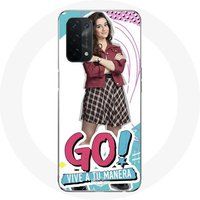 Maniacase Hoesje voor Oppo A74 5G Poursuis Tes Rêves Zoe Caletián Go! vive a tu manera