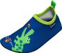 Playshoes UV-waterschoenen Krokodil Blauw/groen Maat 18/19