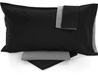 Icecat Ensemble de literie pour lit double, 100% coton, couleur gris anthracite, dimensions 240x280 cm