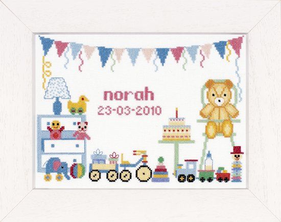 Lanarte 35127 Geboorte, Eerste Verjaardag Borduurpakket