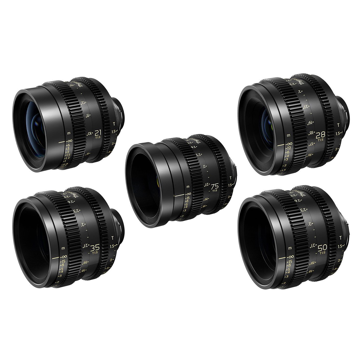 Thypoch Simera-C Cine Lens Kit - Leica M-mount (5-Lens Set)