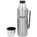 Thermos Stainless Steel With Handle-1.2l Thermosfles Argent
