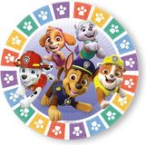 amscan RIETHMULLER - 8 papieren borden PAW Patrol 23 cm