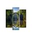 Homemania Wandafbeelding, 3-delig, natuur en landschappen per woonkamer, slaapkamer, meerkleurig, 57 x 0,3 x 60 cm, HM203MDF57, MDF