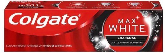 Colgate Tandpasta Max White Charcoal - 75ml