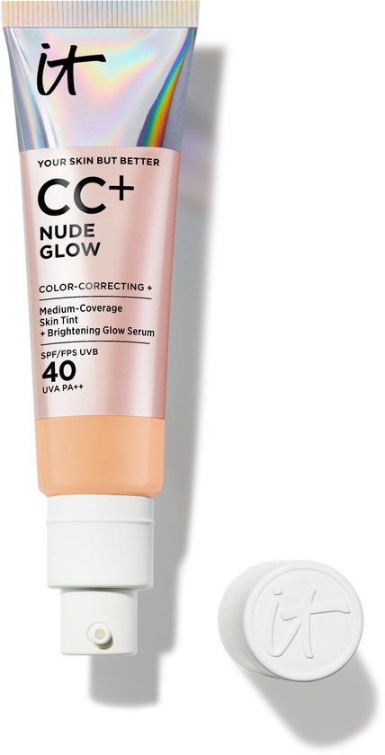 IT Cosmetics CC+ Nude Glow Lightweight Foundation + Glow Serum SPF 40 Medium Tan 32 ml