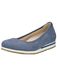 Gabor Klassieke ballerina's voor dames, plat, uitneembare binnenzool, gemiddelde extra breedte (G)