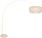Steinhauer Booglamp Vela Lino 4678CR crème met beige-crème textiel kap