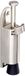 BRINOX Verticale deurhouder van gesatineerd roestvrij staal, 2,7 x 12 x 3,3 cm