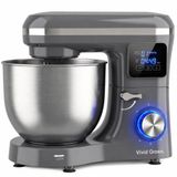 Vivid Green Keukenmachine met Display - 2000W - Keukenrobot - Keukenmixer - Mixer met Mengkom - 6.2L - Grijs