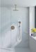 FortiFura Calvi inbouw regendoucheset – Ø25 cm hoofddouche – 3-standen ronde handdouche – Messing geborsteld