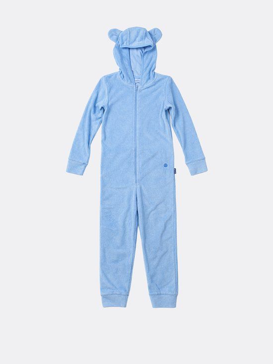 Claesen's Terry onesie Blueberry, Blauw, Maat 92