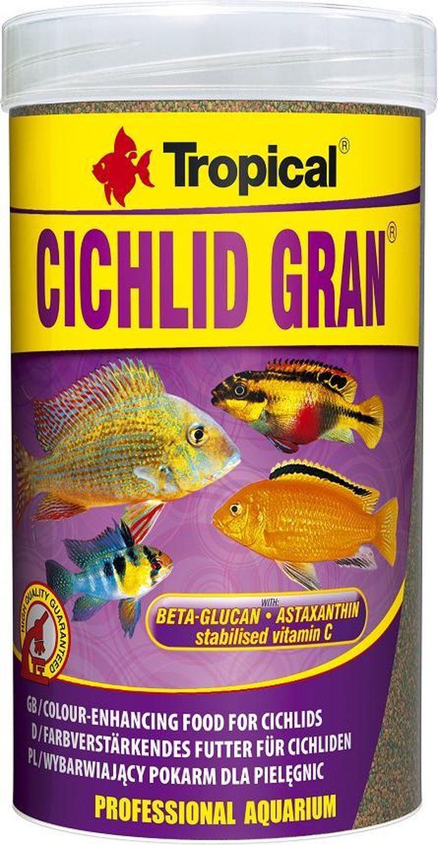 Tropical Cichlide Granulaat 250ml | Visvoer