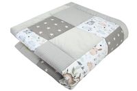 Medi Partners Kruipdeken 100% Katoen 100x100cm Multifunctioneel Dik Zacht Speelkleed Babyboxinzet
