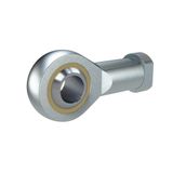 Riegler GEKAP6M8 AP6 ISO 8139 scharnierkop voor cilinder, 8 mm boring, M8 x 1,25 zuigerstang schroefdraad