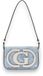 GUESS Ruby Flap Shoulder Bag Denim Logo Lichtblauw