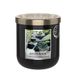 HEART & HOME - Geurkaars op basis van natuurlijke sojawas voor thuis - Klein glas Levend water en kreupelhout - Brandduur 30 uur - Cadeau, decoratie en geur voor thuis