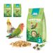 Best Friend Volledige voeding voor onafscheidelijke parkieten, 2 verpakkingen, vogelvoer met mariadistel, natuurlijke ingrediënten, kwaliteit 100% Made in Italy