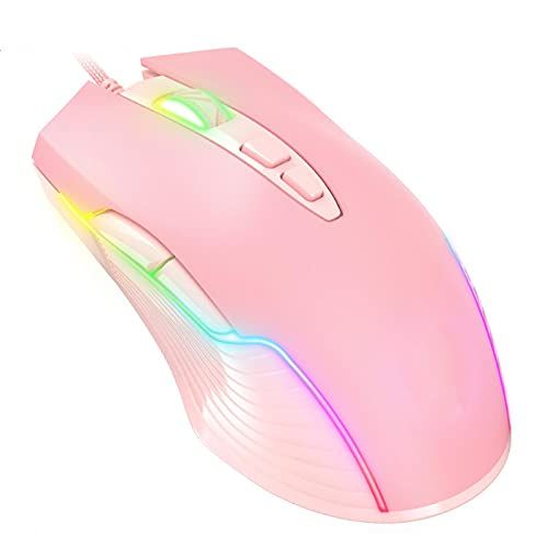 Bedrade gaming muis - 6400 DPI - 7 knoppen - LED - Laptop gamers