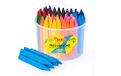 Jovi - Jumbo Easy Grip Crayons, Pot met 72 driehoekige kleurpotloden, Diverse kleuren, Super resistent en hoge prestaties, Glutenvrij (973/72)