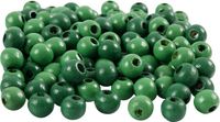 Creativ company Houten Kralen 8 mm Groen 100 stuks