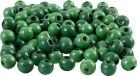 Creativ company Houten Kralen 8 mm Groen 100 stuks