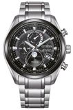 Citizen Tsuki-yomi BY1018-80E Horloge - Titanium - Zilverkleurig - Ø 43 mm