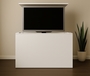 Golden Note TV lift met houten meubel - 32-43 inch - MDF kast wit gegrond