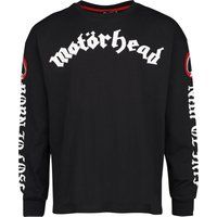 Motörhead EMP Signature Collection Oversize Long Sleeve Shirt - Black - S-3XL