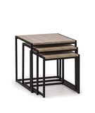 Julian Bowen Tribeca Nest van 3 tafels - Sonoma eiken